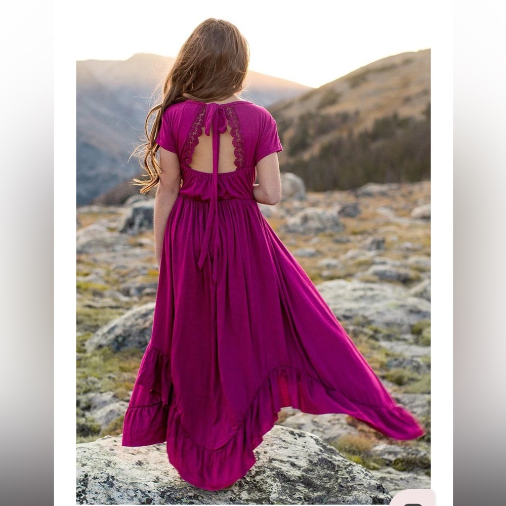 BRAELYN DRESS IN BERRY